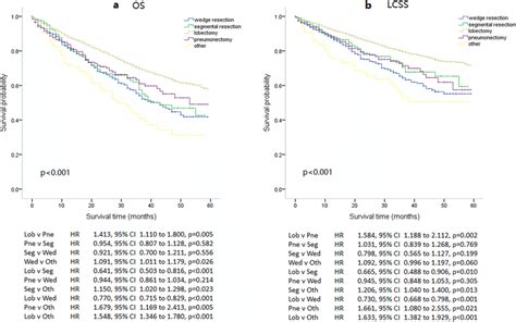 Kaplan Meier Survival Curves For Overall Survival Os And Lung