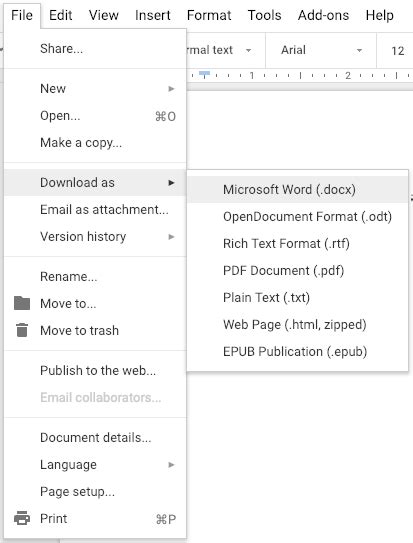 How to prepare a novel in manuscript format using Google Docs - Softonic