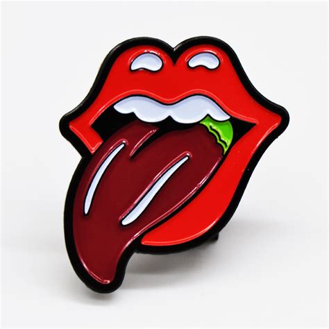 Red Chile Tongue – Enamel Pin – Metal the Brand