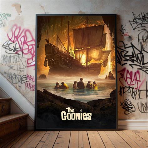 The Goonies Movie Poster, Premium Canvas Poster, Film Fans Collectibles ...