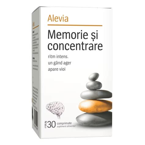 Memorie Si Concentrare 30 Comprimate Alevia Dr Max Farmacie