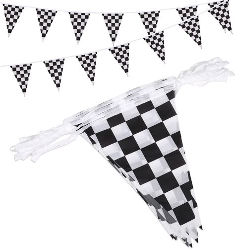 Tatuo Checkered Flag 114 8 Ft Checkered Flag Banner Cars