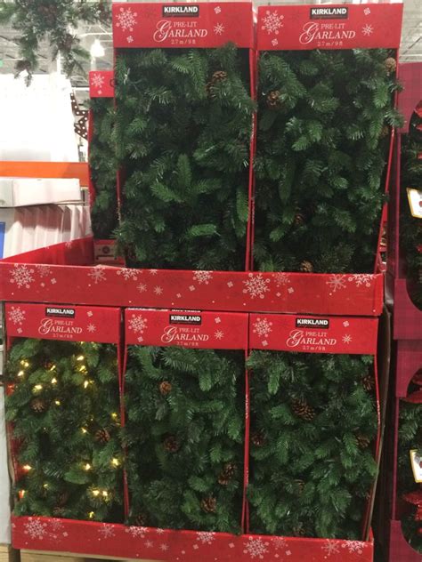 Kirkland Signature Pre Lit Led Garland Costcochaser