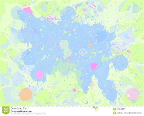 La Pintura De La Acuarela Salpica El Fondo Ilustración del Vector