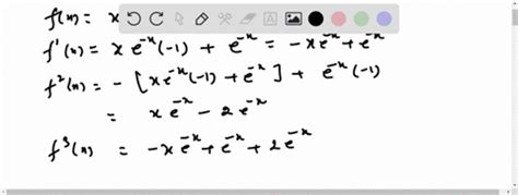 SOLVED Find The 1000th Derivative Of F X Xe X