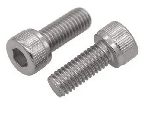 Round Full Thread Mild Steel Allen Cap Bolt Material Grade En Size