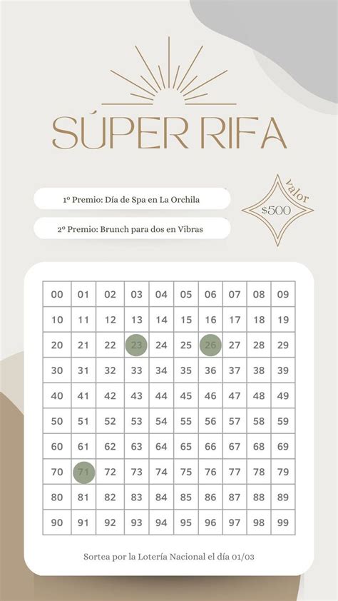 Historia de Instagram Rifa elegante beige - Templates by Canva ...