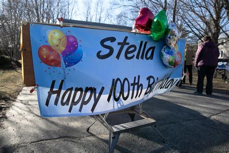 Bridgewater Stella Wagner Receives 100th Birthday Drive By Parade