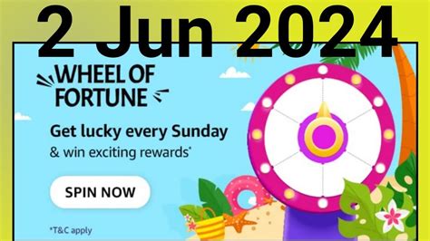 Amazon Wheel Of Fortune Quiz Answer Today Amazon Sunday Spin And Win