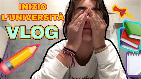 PRIMO GIORNO DI UNIVERSITÁ VLOG YouTube