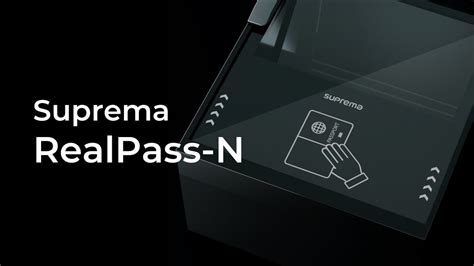 [suprema Realpass N] Lector De Dni Pasaportes Y Documentos Youtube