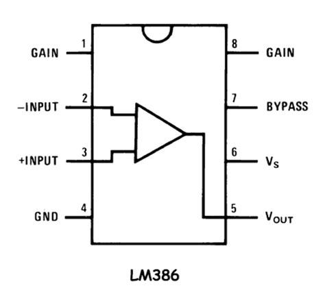 X Lm Dip Low Voltage Audio Power Amplifier Through Hole All Top