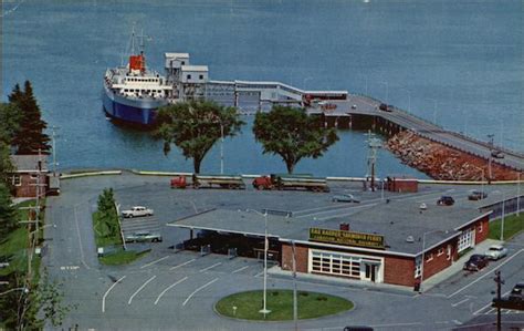 Bar Harbor Ferry Terminal Maine Postcard