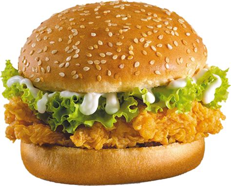 Zinger Burger Png Image Free Download Graficsea