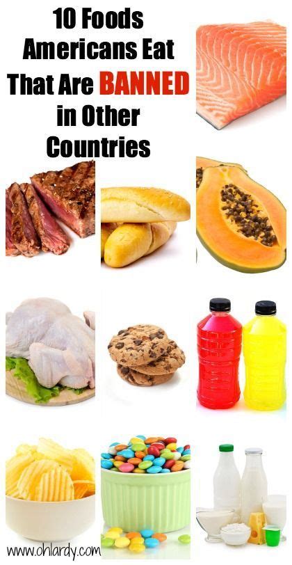 American Foods That Are Banned In Other Countries Oh Lardy Food