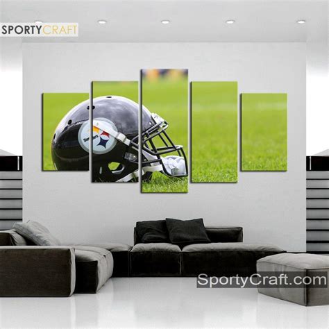 Pittsburgh Steelers Helmet Wall Canvas – Donelanetop Store