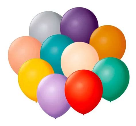 Globos látex São Roque Balão redondo agua 7 Liso 50 packs de 50