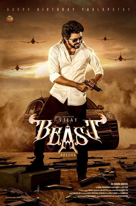 Fan made poster of Beast Thalapathy Vijay | It movie cast, Beast, New ...