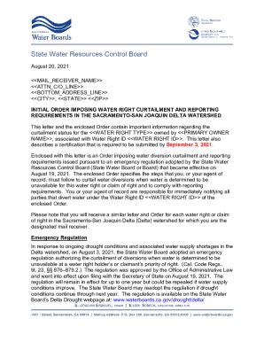 Fillable Online State Water Resources Control Boardresolution No