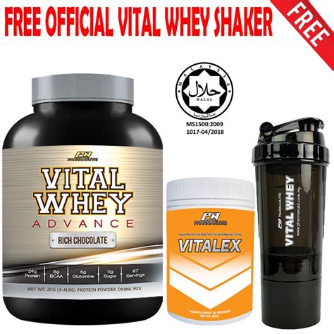 Vital Whey Advance Halal Kg G Protein Isolate Tribulus Tongkat Ali