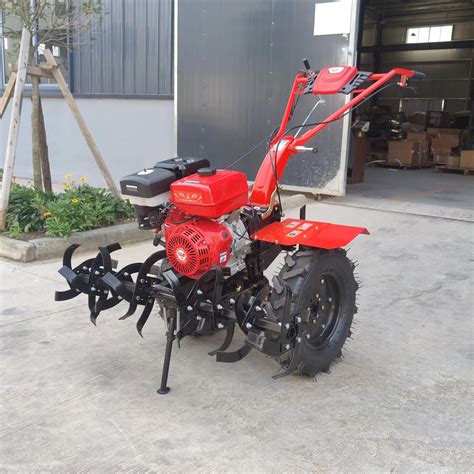 Mini Rotary Tiller Walking Tractor 7hp 10hp 13hp Power Tiller In India Bangledesh Micro Tillage ...