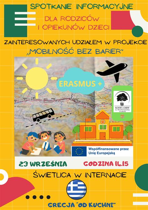 ERASMUS SPOTKANIE INFORMACYJNE Zespół Szkół Specjalnych w Łukowie