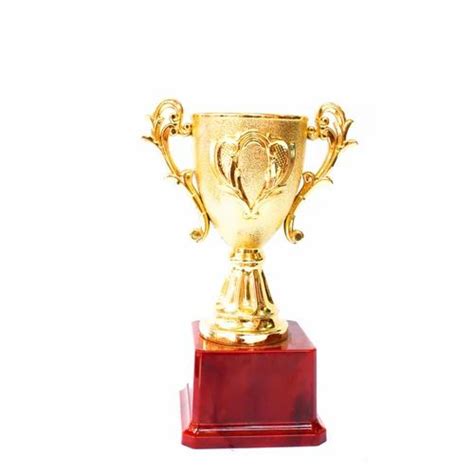 Golden Gold Plated Fiber School Sports Trophy Shape Cup At Rs 250