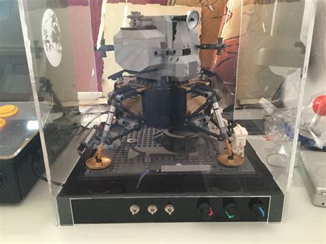 Easily Distracted: Apollo 11 Lego Display case with Raspberry Pi