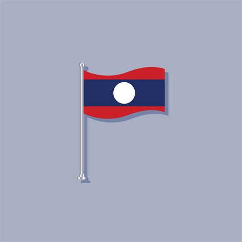 Illustration of Laos flag Template 11021026 Vector Art at Vecteezy