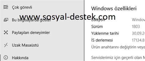 Windows S R M Numaras Nerede Bulma Sosyal Destek