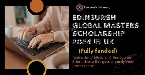 Edinburgh Global Masters Scholarship 2024 In Uk Fully Funded