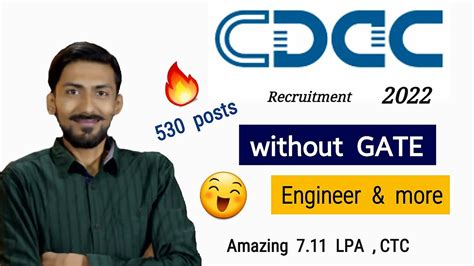 Cdac Recruitment 2022 Without Gate 🔥 530 Posts Amazing 711 Lpa Ctc