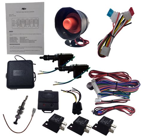 Kit De Alarma Alfa Para Auto Con Seguros Electricos 72500 En