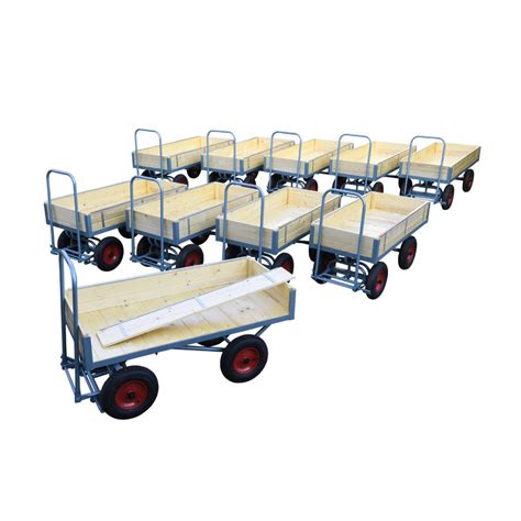 Four Wheeled Trolley Removable Sided