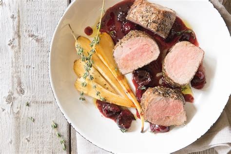 Filet De Porc Sauce à La Moutarde Et Aux Cerises Recettes Du Québec