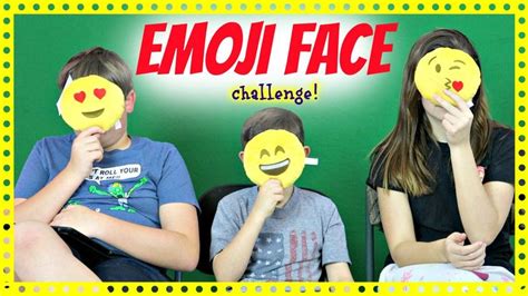 EMOJI FACE CHALLENGE! | Emoji faces, Challenges, Face