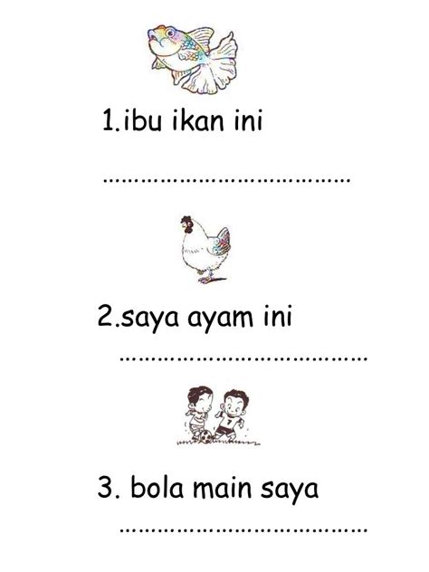 Latihan Darjah 1 Bahasa Malaysia