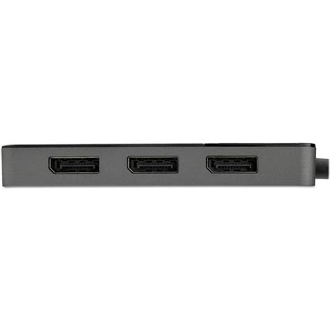 StarTech.com 3 Port Multi Monitor DisplayPort 1.4 to 3x 4K DisplayPort ...