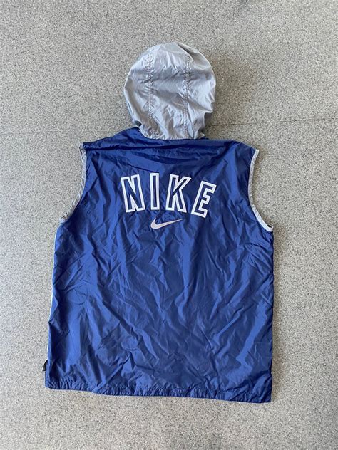 Nike Vintage Nike Big Logo Hooded Vest | Grailed