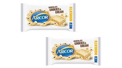 Arcor Amplia Linha De Tabletes G O Sabor Cookies Cream