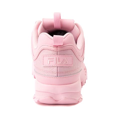 Womens Fila Disruptor 2 Premium Jacquard Athletic Shoe Pink Floral