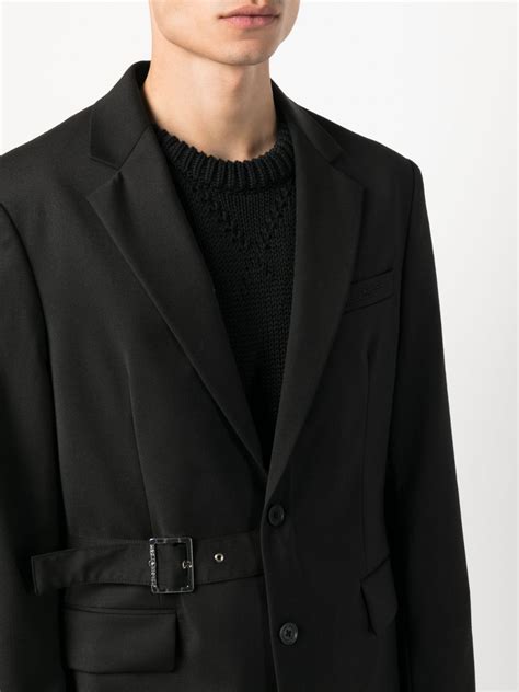 Karl Lagerfeld Belted Single Breasted Blazer Farfetch