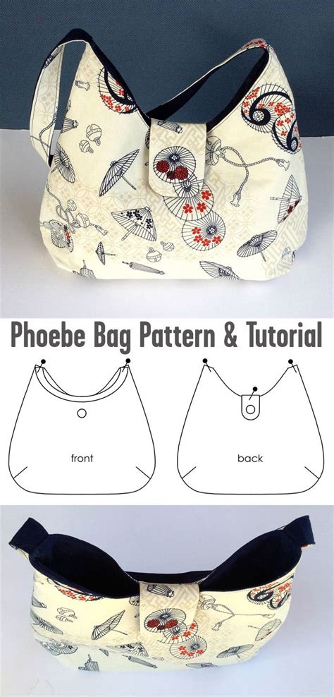 Phoebe Bag Pattern And Tutorial In Bag Pattern Bags Easy Sewing