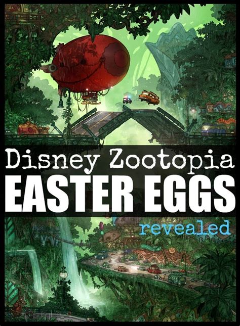 Disney Zootopia Easter Eggs Revealed Raising Whasians