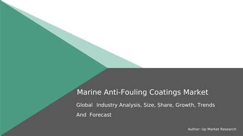 Marine Anti Fouling Coatings Market Research Report