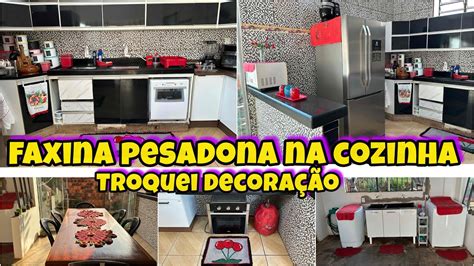 Faxinei E Decorei A Minha Cozinha Faxina Completa Tava Um Caos