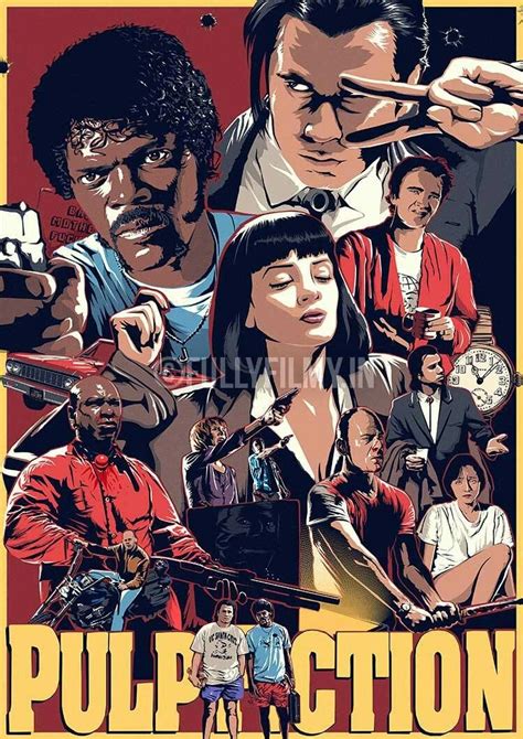 Pin De Alicia Hernandez Em L Minas Em Pulp Fiction Cartaz De