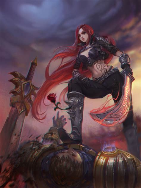 Fondos De Pantalla X Px Chicas Anime Katarina Liga De