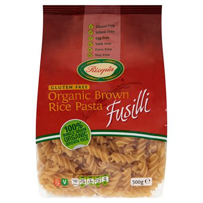 Rizopia Organic Brown Rice Pasta Fusilli G Organic Food Store