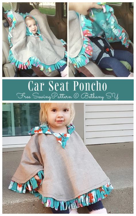 Diy Fabric Car Seat Poncho Free Sewing Patterns Artofit